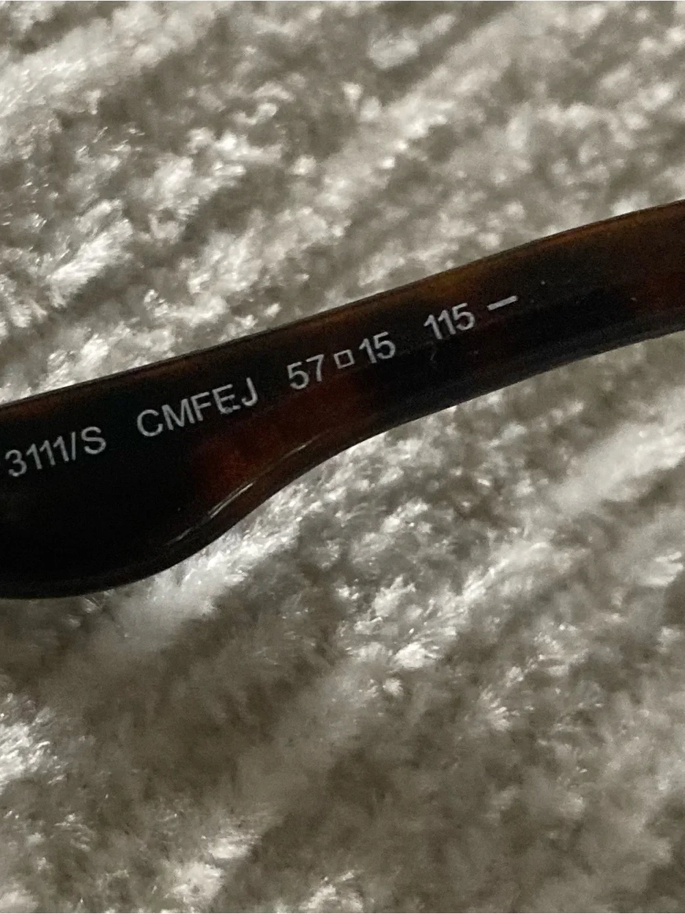 Gucci Rectangular Sunglasses in Dark Tortoise with Black Lenses
